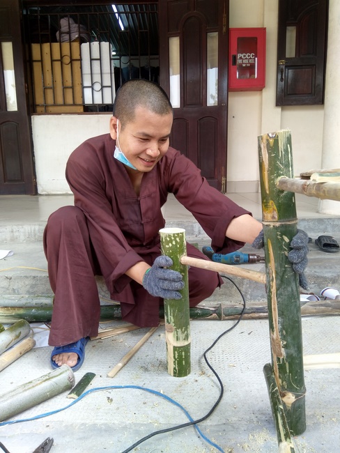 Series photos of activities preparing for the New Year 2020