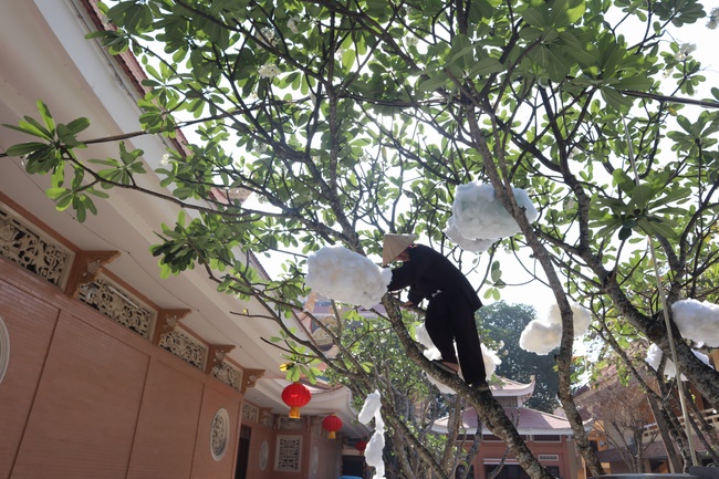 Series photos of activities preparing for the New Year 2020