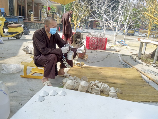 Series photos of activities preparing for the New Year 2020