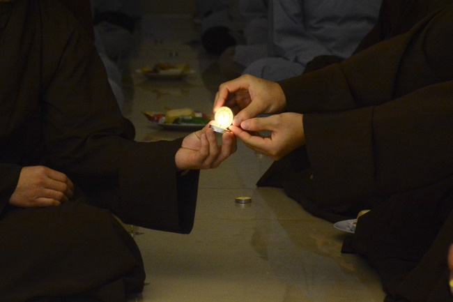 The second gratitude ceremony for the disciples.