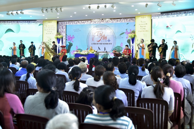 The Gratitude Ceremony and the Buddhist Activity Summary in 2019