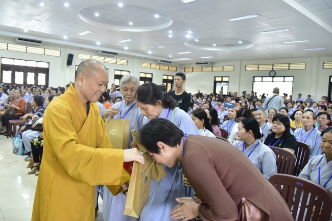 The Gratitude Ceremony and the Buddhist Activity Summary in 2019