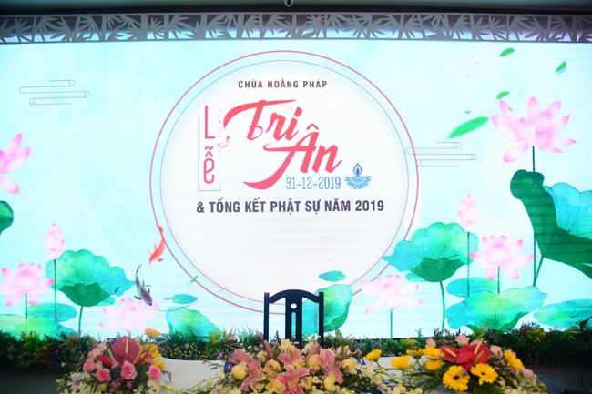 The Gratitude Ceremony and the Buddhist Activity Summary in 2019