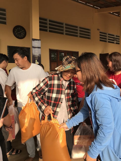 The Charity trip in Tien Giang