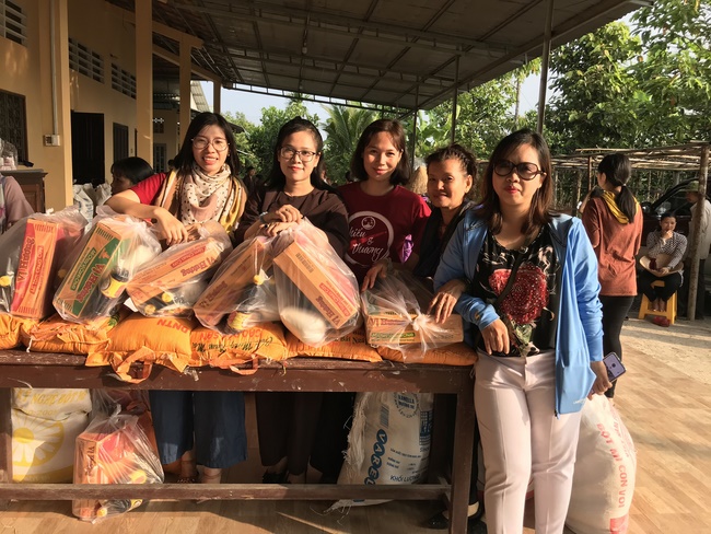 The Charity trip in Tien Giang