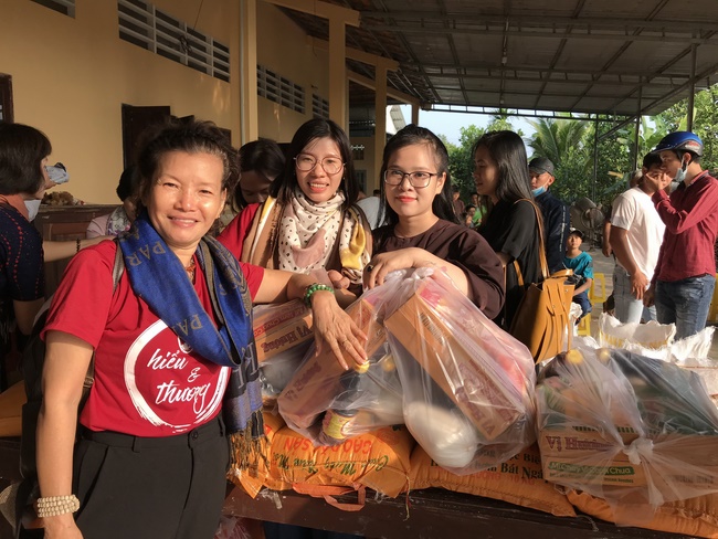The Charity trip in Tien Giang