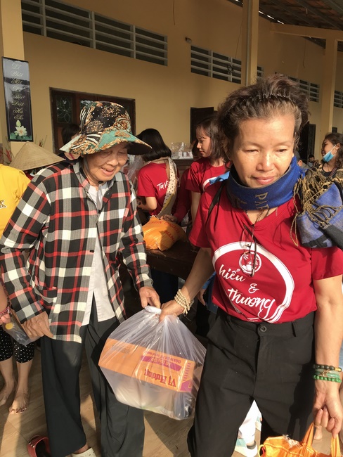 The Charity trip in Tien Giang