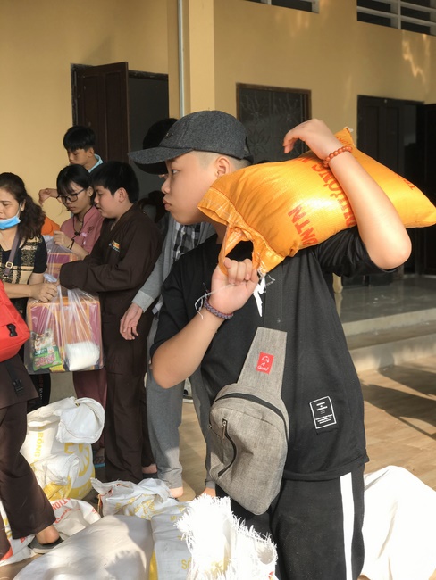 The Charity trip in Tien Giang