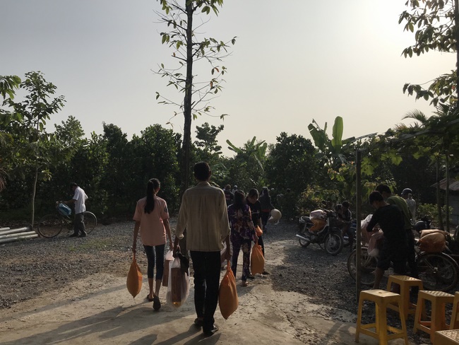 The Charity trip in Tien Giang