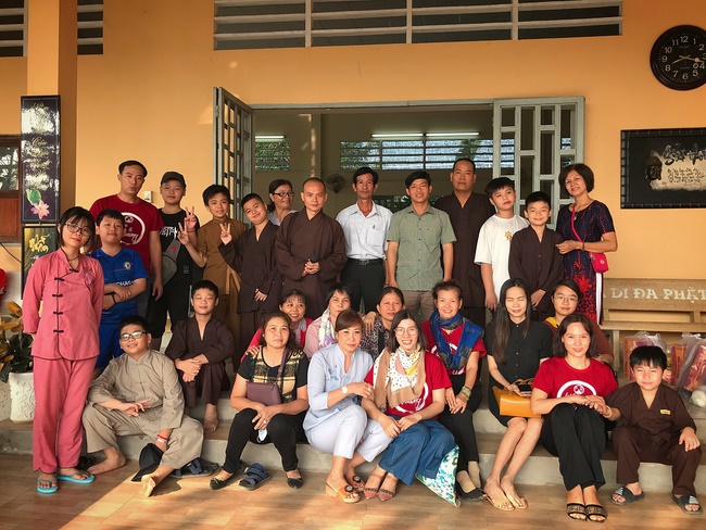 The Charity trip in Tien Giang