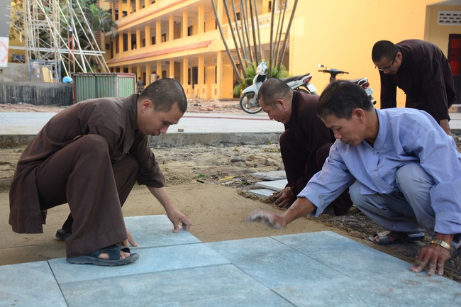 Series photos of activities preparing for the New Year 2020