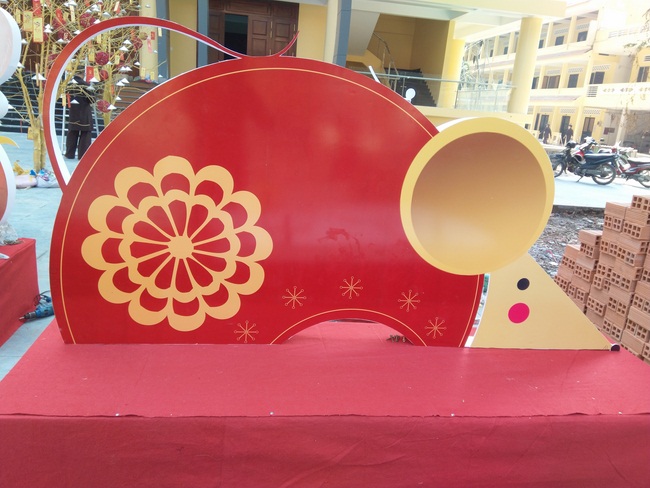 Series photos of activities preparing for the New Year 2020