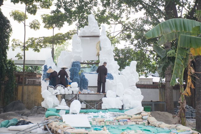 Series photos of activities preparing for the New Year 2020