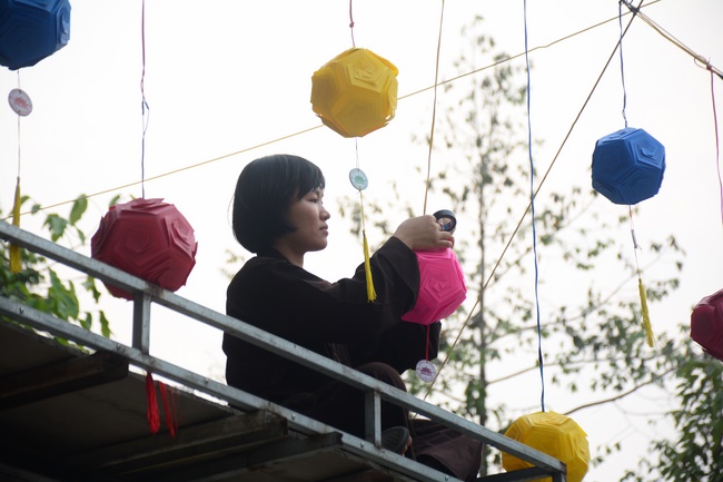 Series photos of activities preparing for the New Year 2020