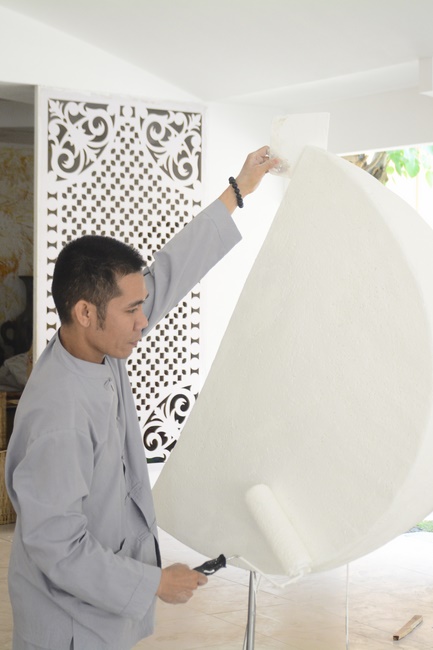 Series photos of activities preparing for the New Year 2020