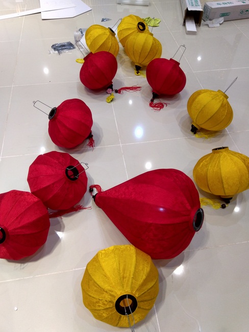 Series photos of activities preparing for the New Year 2020