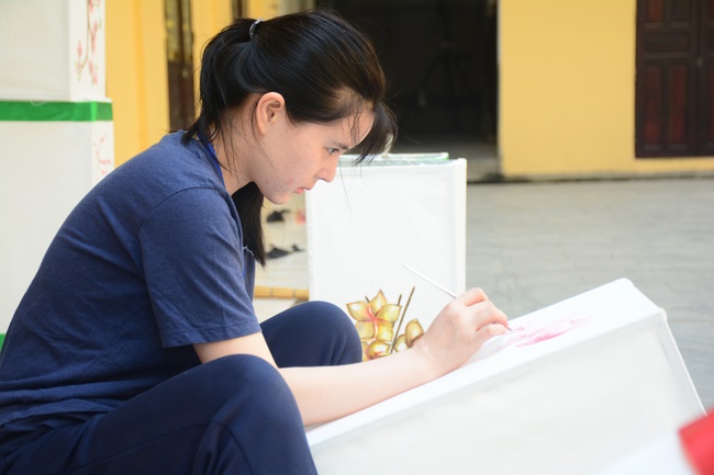 Series photos of activities preparing for the New Year 2020