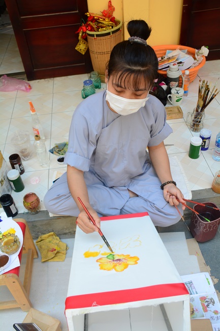 Series photos of activities preparing for the New Year 2020