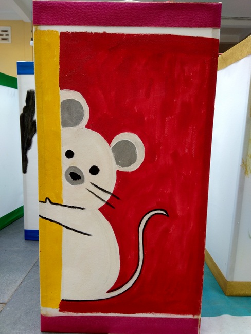 Series photos of activities preparing for the New Year 2020