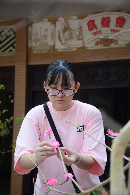 Series photos of activities preparing for the New Year 2020