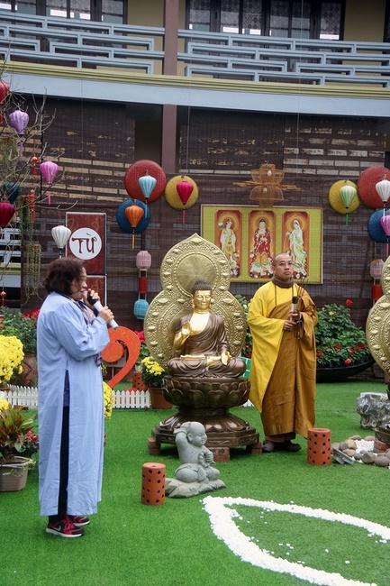 The Gratitude Ceremony at Hoa Phuc Pagoda in Ha Noi