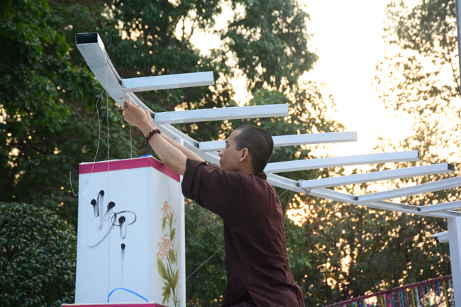 Series photos of activities preparing for the New Year 2020