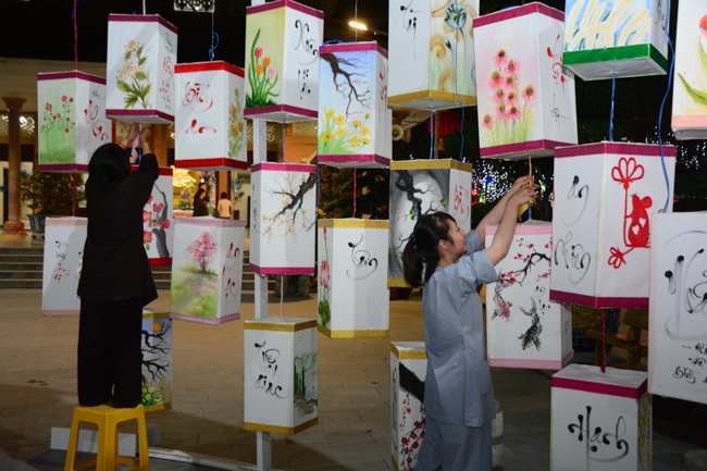 Series photos of activities preparing for the New Year 2020