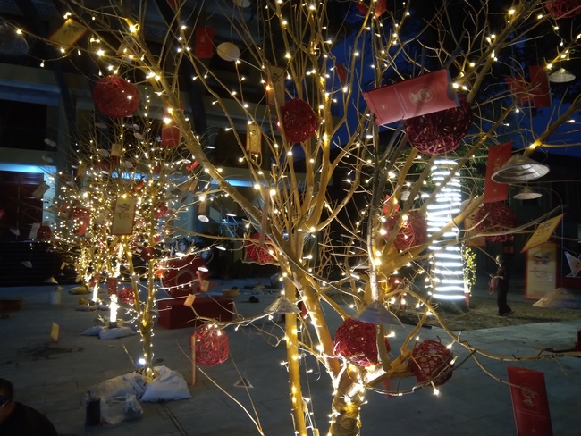 Series photos of activities preparing for the New Year 2020