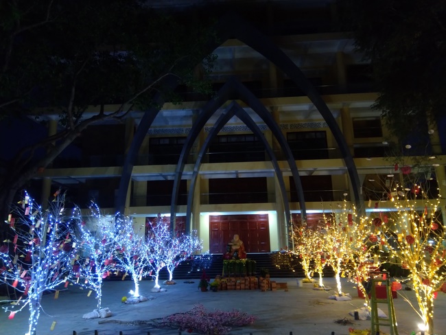 Series photos of activities preparing for the New Year 2020