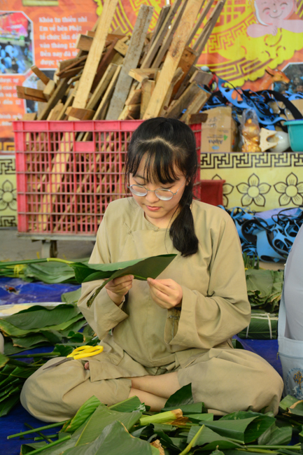 Series photos of activities preparing for the New Year 2020