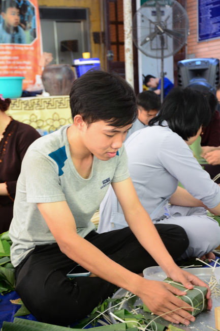 Series photos of activities preparing for the New Year 2020