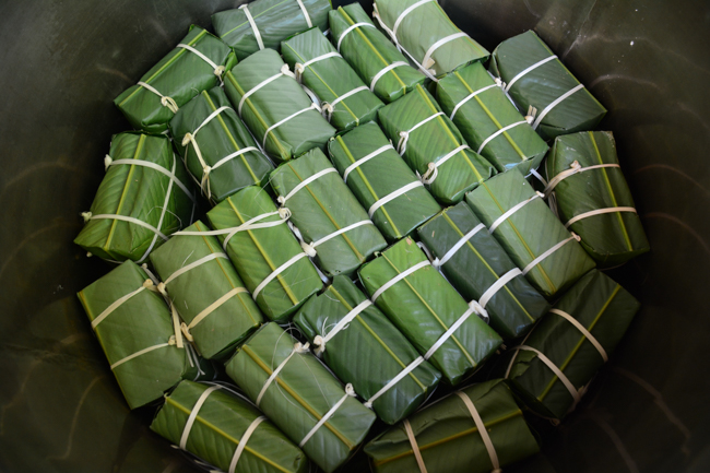 Series photos of activities preparing for the New Year 2020