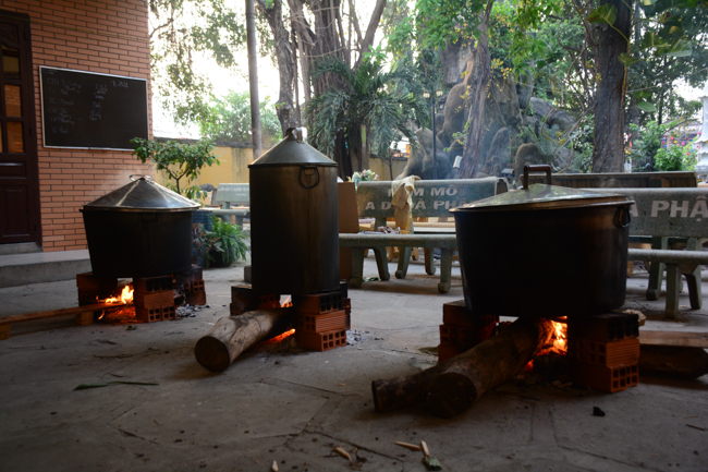 Series photos of activities preparing for the New Year 2020