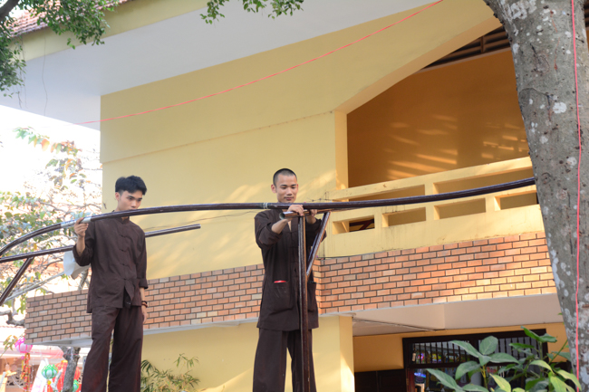 Series photos of activities preparing for the New Year 2020