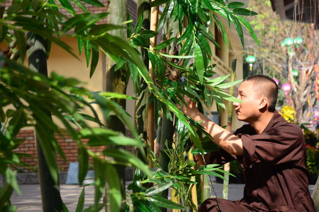 Series photos of activities preparing for the New Year 2020