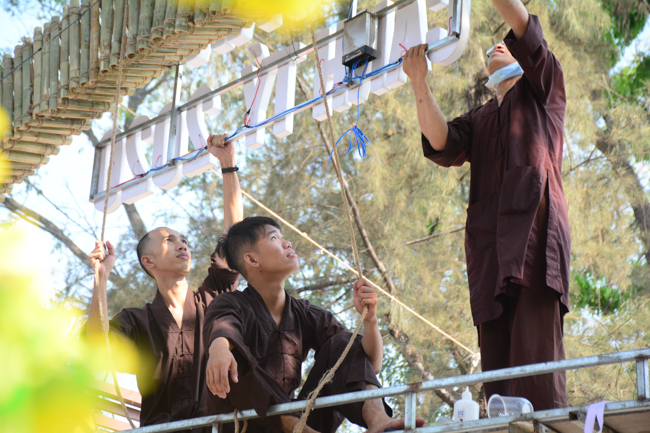 Series photos of activities preparing for the New Year 2020