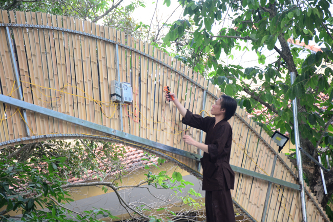 Series photos of activities preparing for the New Year 2020