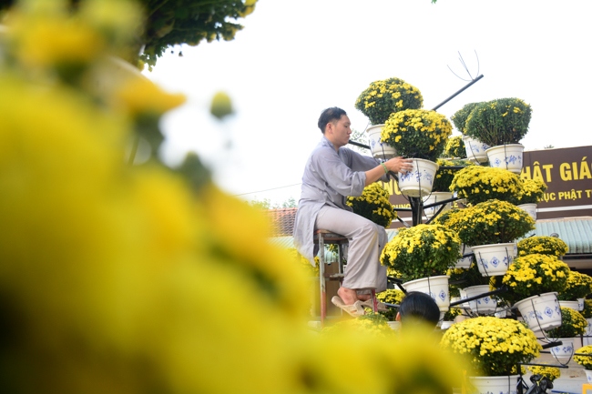 Series photos of activities preparing for the New Year 2020