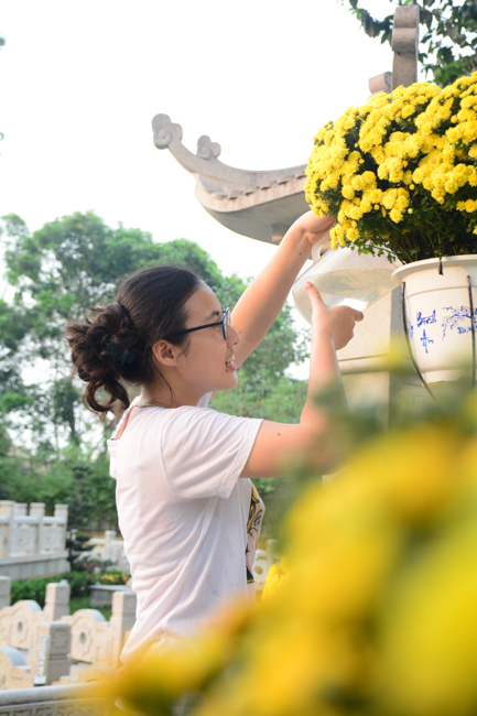 Series photos of activities preparing for the New Year 2020