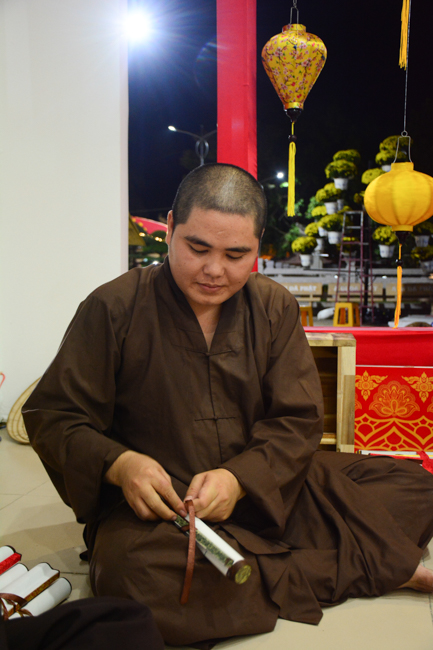 Series photos of activities preparing for the New Year 2020