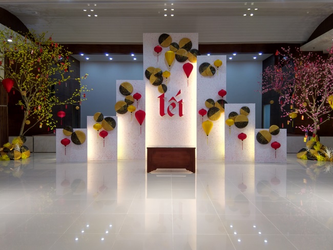 Series photos of activities preparing for the New Year 2020