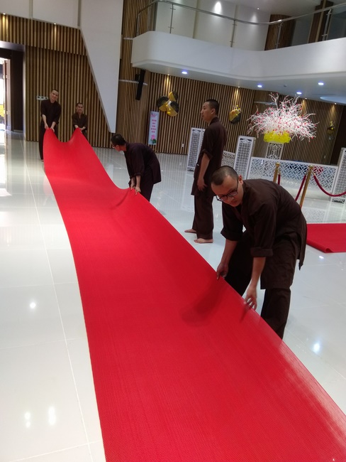 Series photos of activities preparing for the New Year 2020