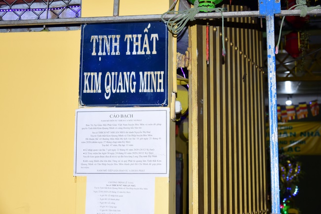 The rite praying for rebirth to Nun Ven. Thich Nu Nhuan Nha