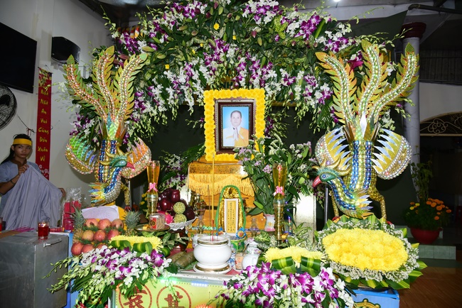 The rite praying for rebirth to Nun Ven. Thich Nu Nhuan Nha