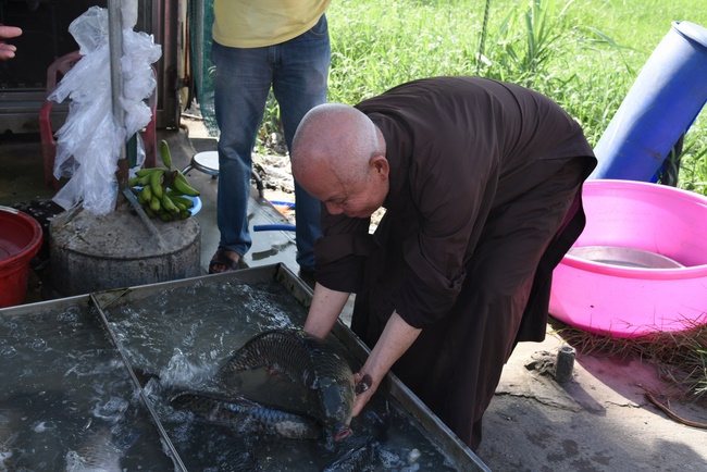 The rite praying for rebirth to Nun Ven. Thich Nu Nhuan Nha