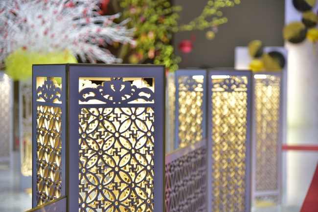 Series photos of activities preparing for the New Year 2020