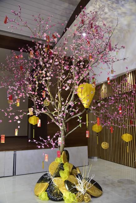 Series photos of activities preparing for the New Year 2020