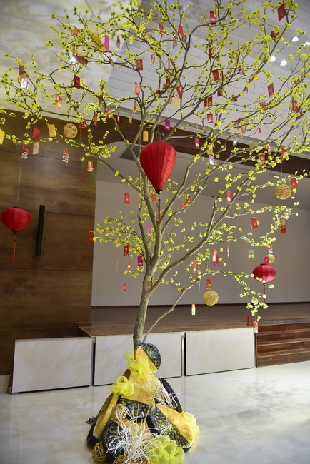 Series photos of activities preparing for the New Year 2020