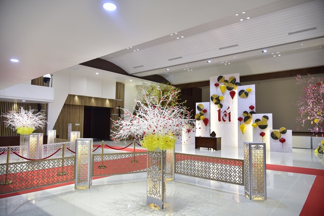 Series photos of activities preparing for the New Year 2020