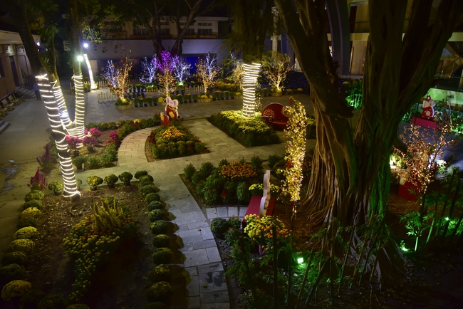 Series photos of activities preparing for the New Year 2020